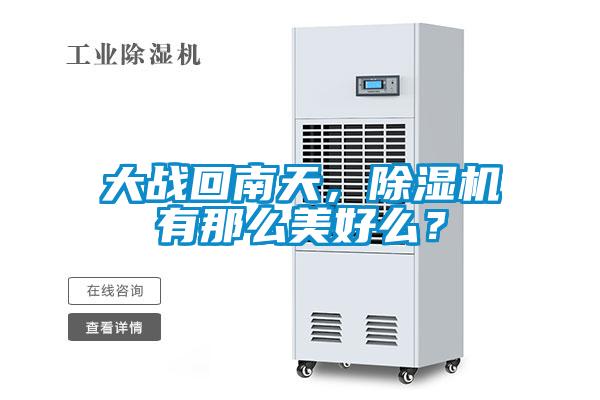 大戰(zhàn)回南天，除濕機(jī)有那么美好么？