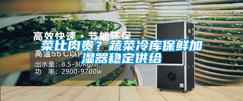 菜比肉貴？蔬菜冷庫保鮮加濕器穩定供給