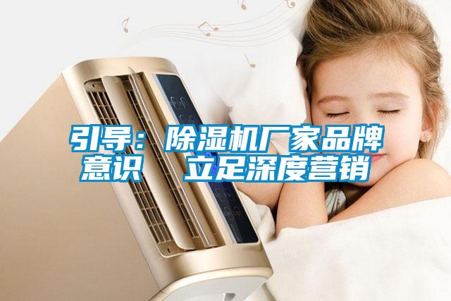 引導(dǎo)：除濕機(jī)廠家品牌意識(shí)  立足深度營(yíng)銷