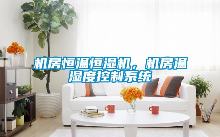 機房恒溫恒濕機，機房溫濕度控制系統