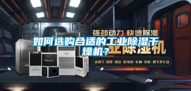 如何選購合適的工業除濕干燥機？