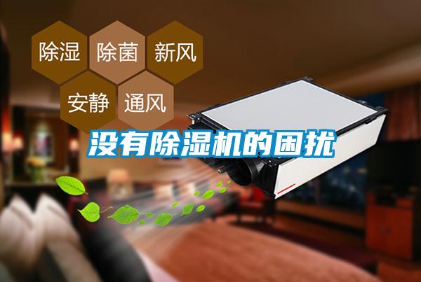 沒有除濕機的困擾