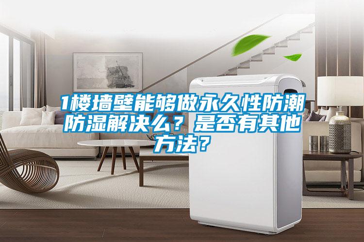 1樓墻壁能夠做永久性防潮防濕解決么？是否有其他方法？