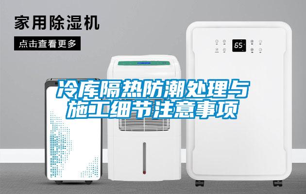 冷庫隔熱防潮處理與施工細節注意事項