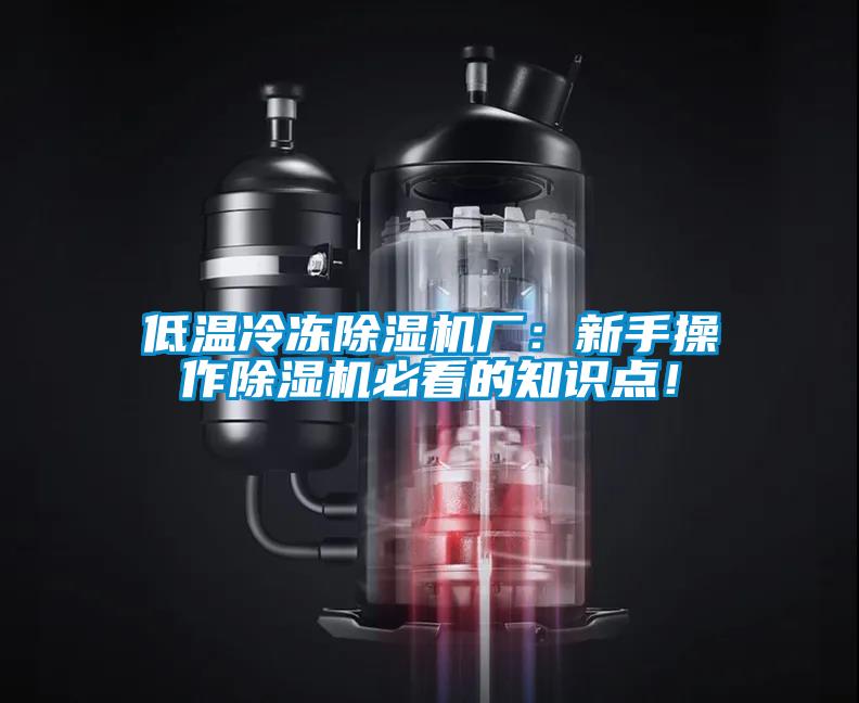 低溫冷凍除濕機廠：新手操作除濕機必看的知識點！