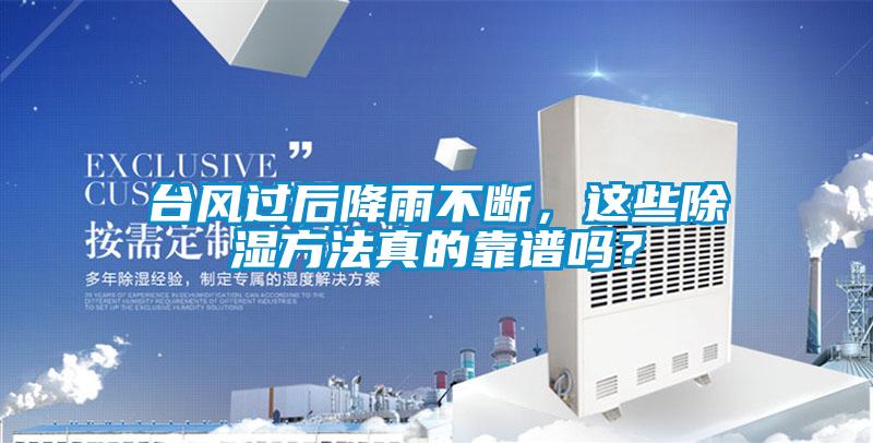 臺風過后降雨不斷，這些除濕方法真的靠譜嗎？