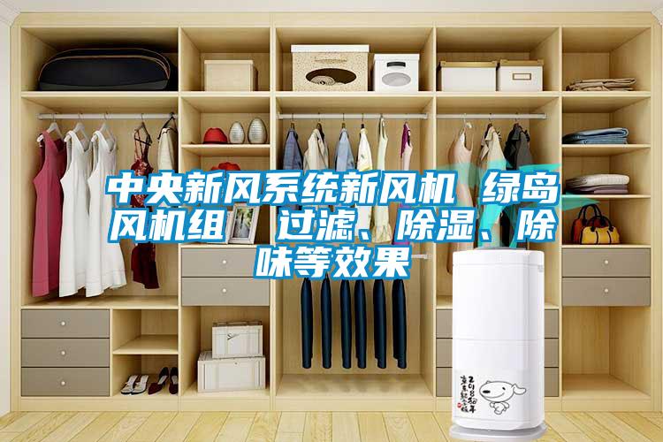 中央新風(fēng)系統(tǒng)新風(fēng)機(jī) 綠島風(fēng)機(jī)組  過(guò)濾、除濕、除味等效果