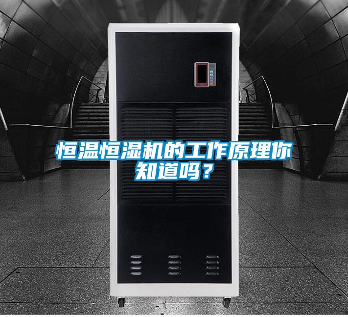 恒溫恒濕機(jī)的工作原理你知道嗎？