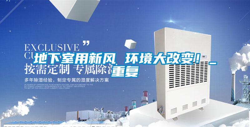 地下室用新風 環境大改變！_重復