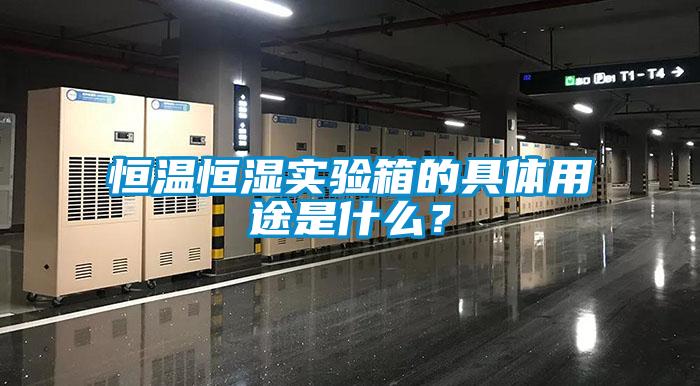恒溫恒濕實(shí)驗(yàn)箱的具體用途是什么？