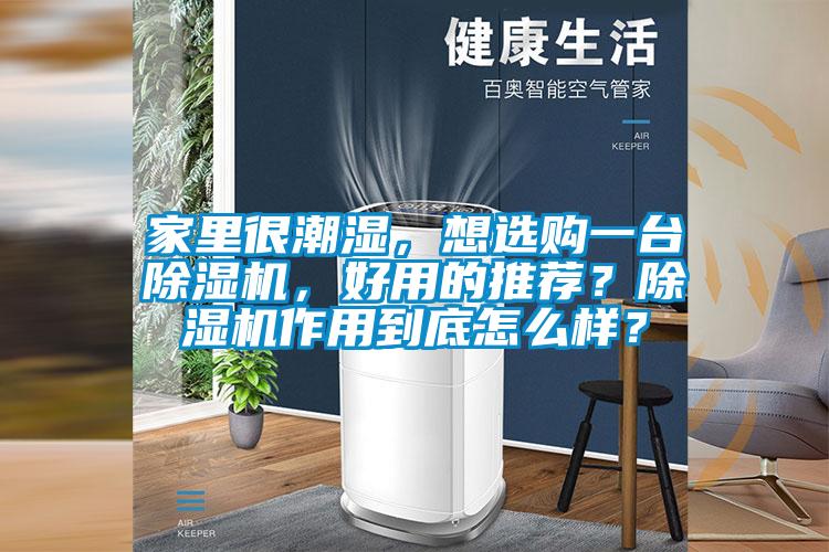 家里很潮濕，想選購一臺除濕機，好用的推薦？除濕機作用到底怎么樣？