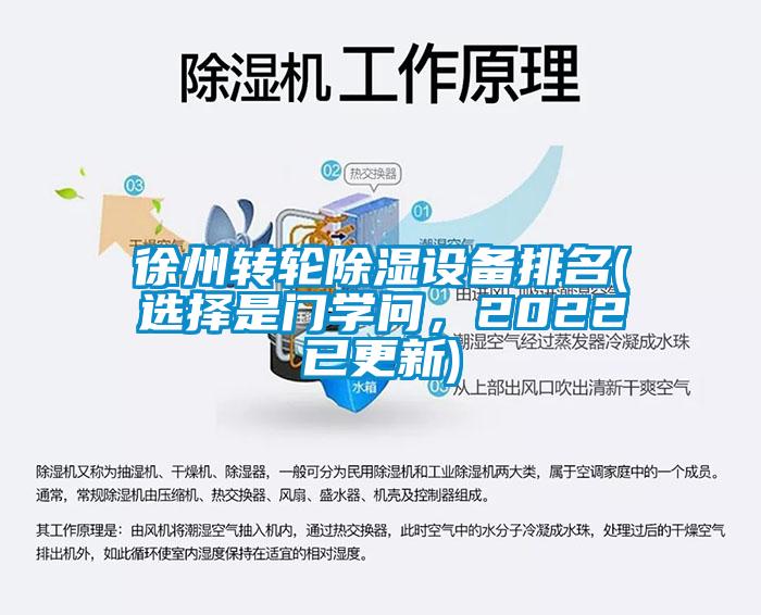 徐州轉(zhuǎn)輪除濕設(shè)備排名(選擇是門學(xué)問(wèn)，2022已更新)