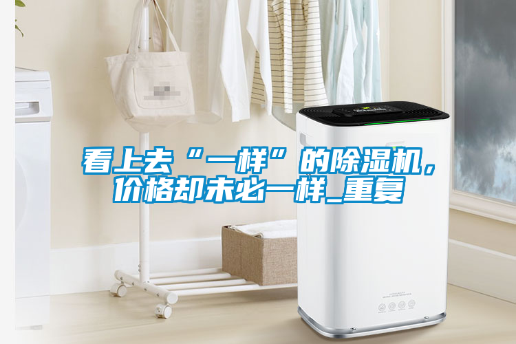 看上去“一樣”的除濕機，價格卻未必一樣_重復
