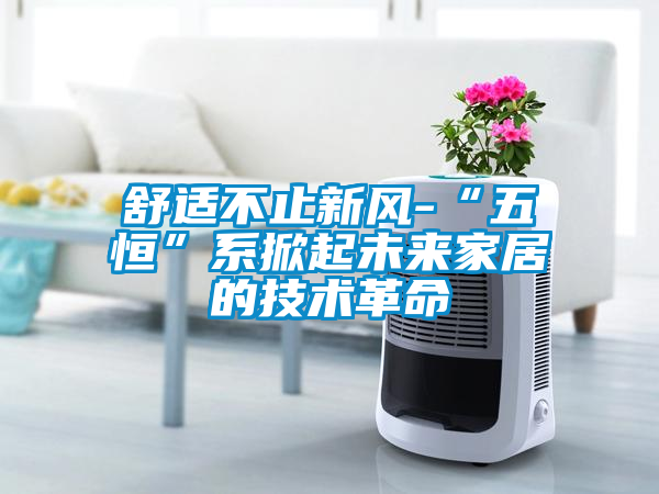 舒適不止新風(fēng)-“五恒”系掀起未來(lái)家居的技術(shù)革命