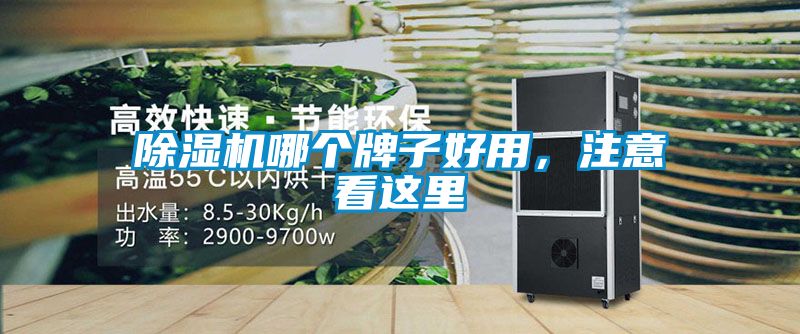 除濕機哪個牌子好用，注意看這里