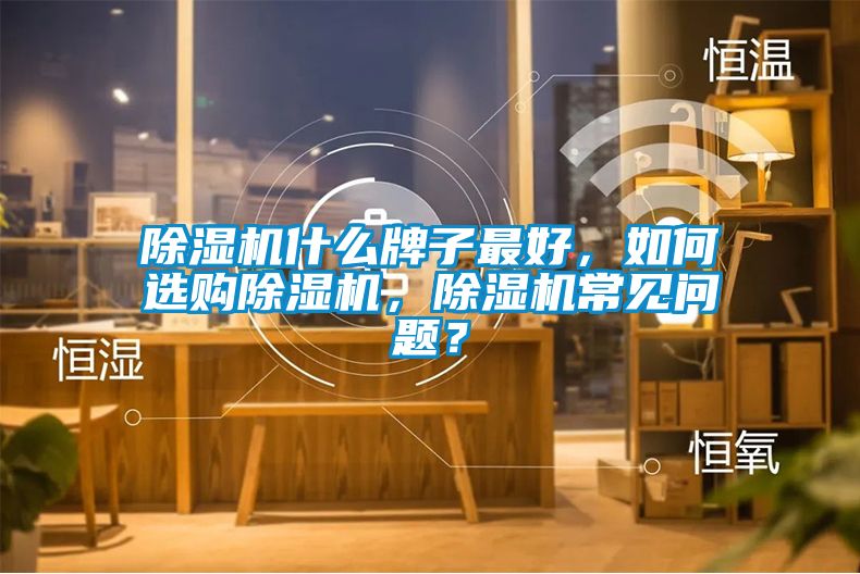 除濕機什么牌子最好，如何選購除濕機，除濕機常見問題？