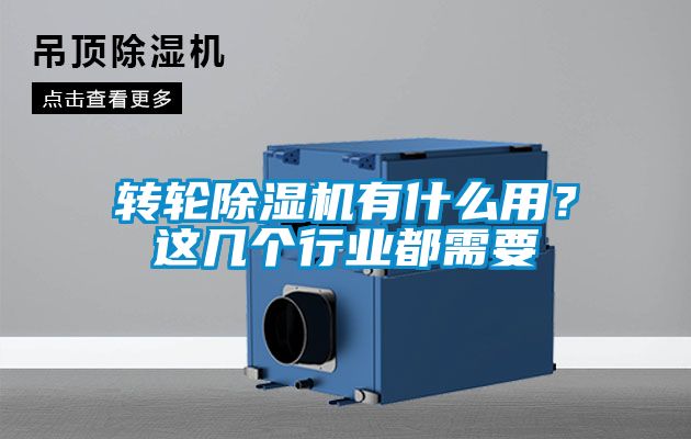 轉(zhuǎn)輪除濕機(jī)有什么用？這幾個(gè)行業(yè)都需要