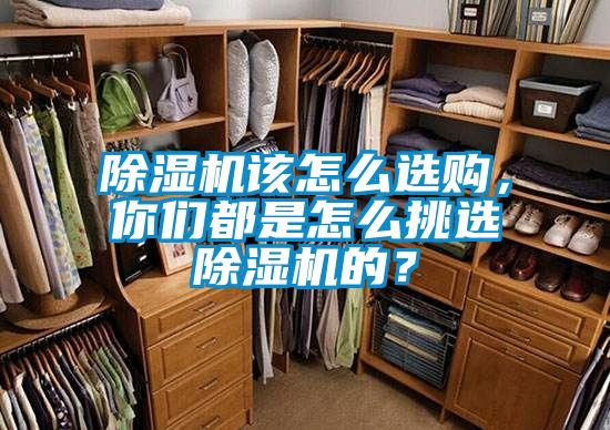 除濕機該怎么選購，你們都是怎么挑選除濕機的？