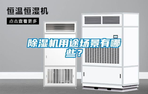 除濕機用途場景有哪些？